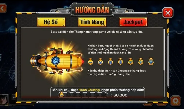 Hướng dẫn chơi Bắn Cá Đại Chiến B52 Tại Vui123