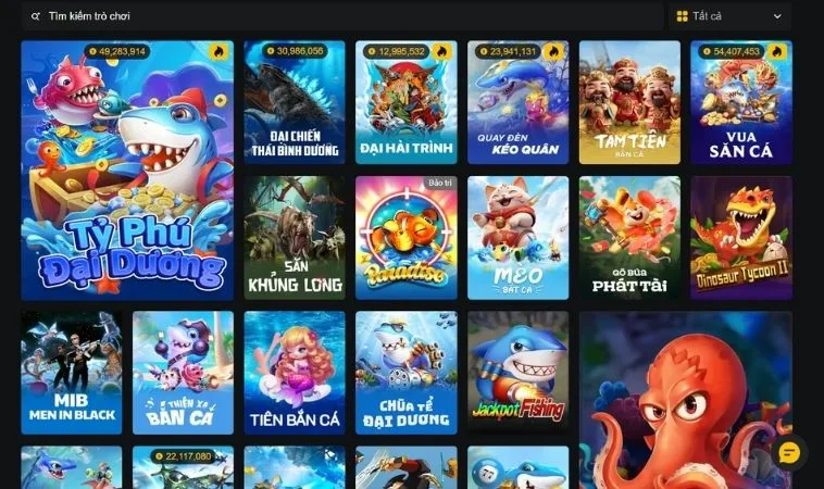 Đa dạng các thể loại game bắn cá hấp dẫn tại nhà cái Vui123