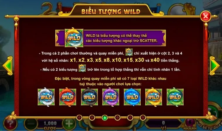 Biểu tượng Wild trong Nổ Hũ Táo Quân Tại Vui123