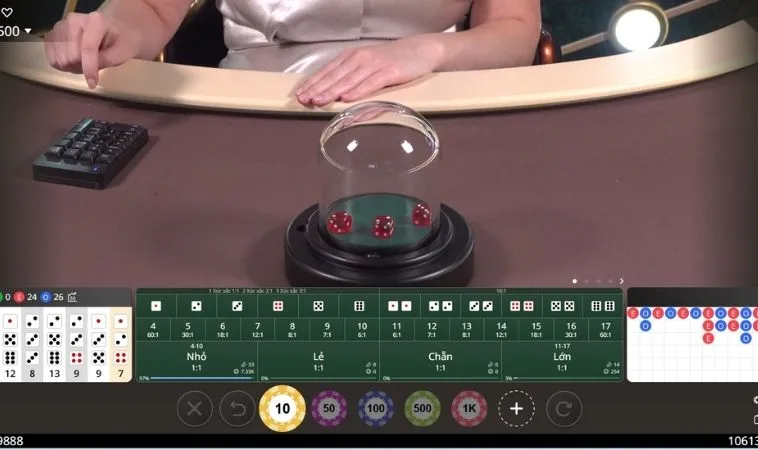 Bàn cược Tài Xỉu Nhà Cái Vui123 