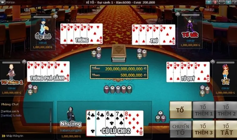 Chinh Phục Bàn Cược Kịch Tính Cùng Trò Chơi Xì Tố Tại Vui123 Siêu Hấp Dẫn 2 Bàn chơi Xì Tố Tại Vui123